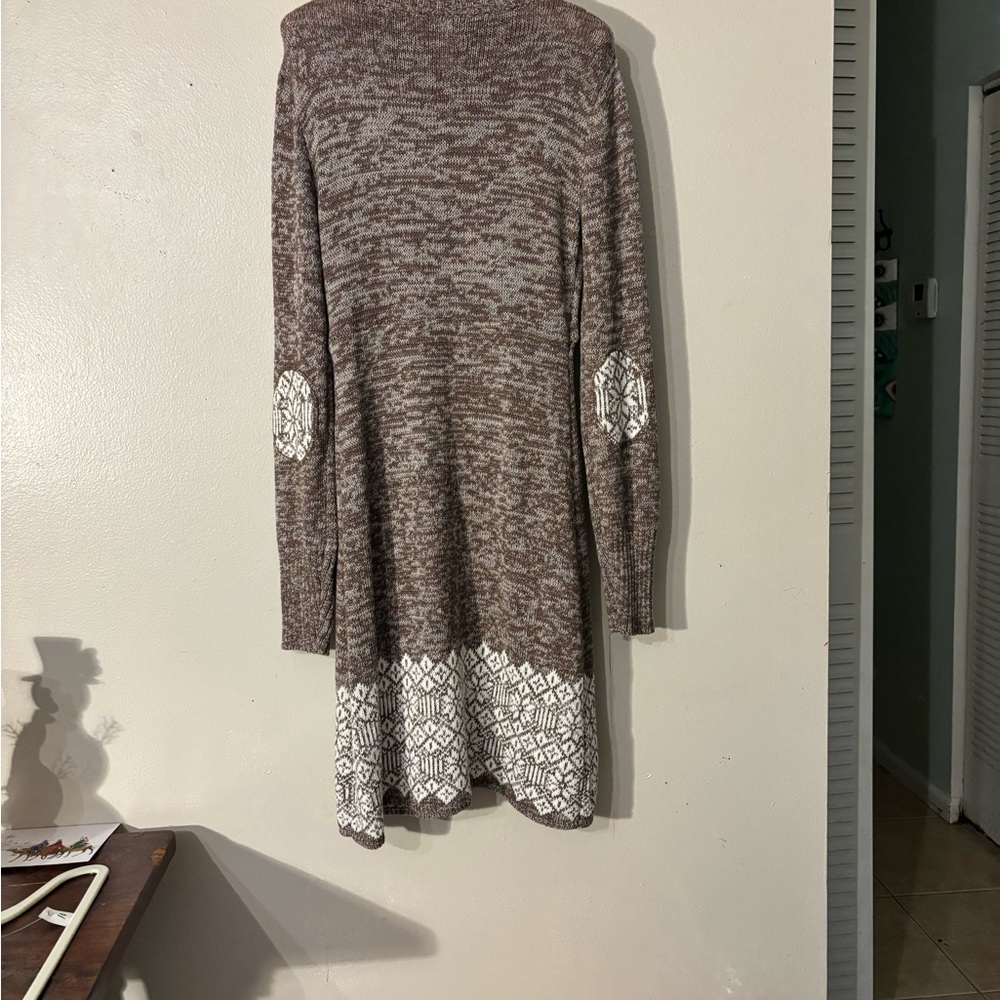 Soybu Dress melange with white snowflake print, size M - Picture 12 of 12